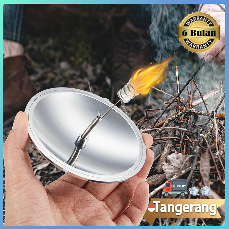 Solar Igniter Bahan ABS Outdoor Solar Lighter Fire Lens Sunlight Focus Cigarette Lighter