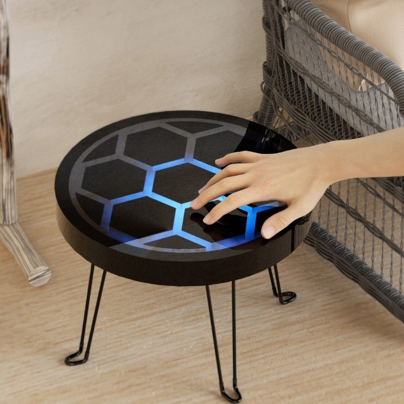 

Fashion Enthusiasts Soft Sturdy Silicone Mold for Personalize Epoxy Resin Tables Large Round with Diverses Designs 3XUA