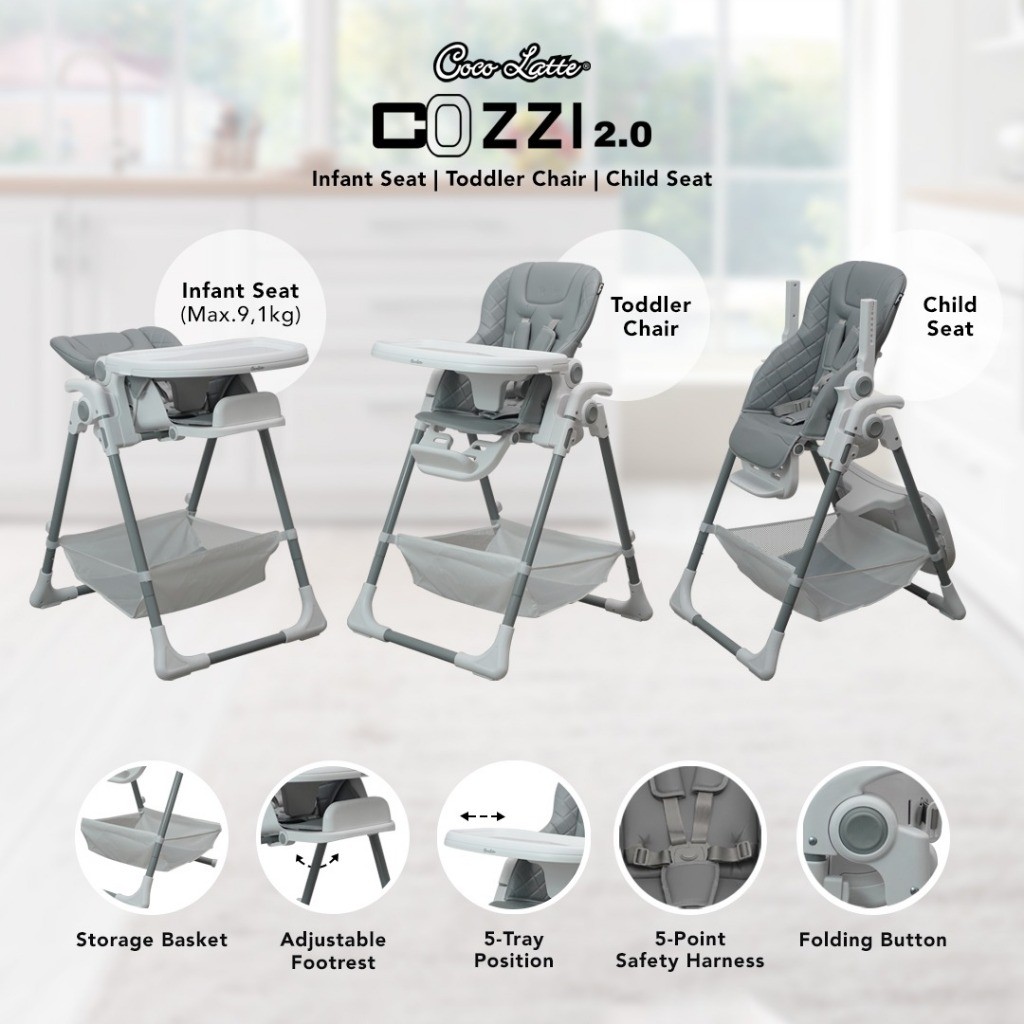 Cocolatte Cozzi 2.0 High Chair