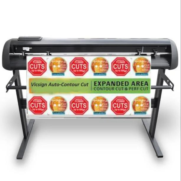 

Vicsign 42" HSF1080 vinyl cutter plotter machine servo motor high precision automative contour Signs Sticker Label cutting