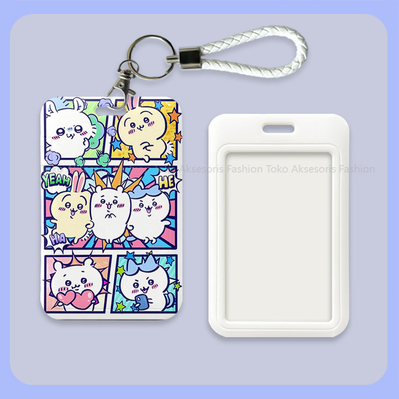 

id card holder tempat kartu lucu layer lanyard photocard aesthetic gantungan kartu nama tag cute nametag cari di lanyard 007