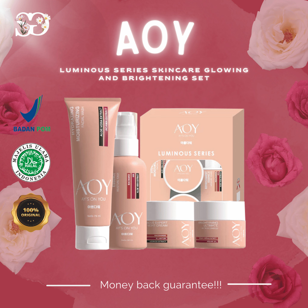 AY'S ON YOU - Luminous Series Skincare Glowing and Brightening Set
