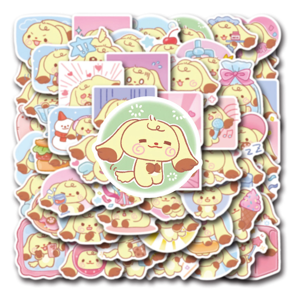 

10/30/55pcs Cute Sanrio Pompom Purin Graffiti Stickers Fun Cartoon Kids DIY Sticker Toy Notebook Luggage Phone Waterproof Decals