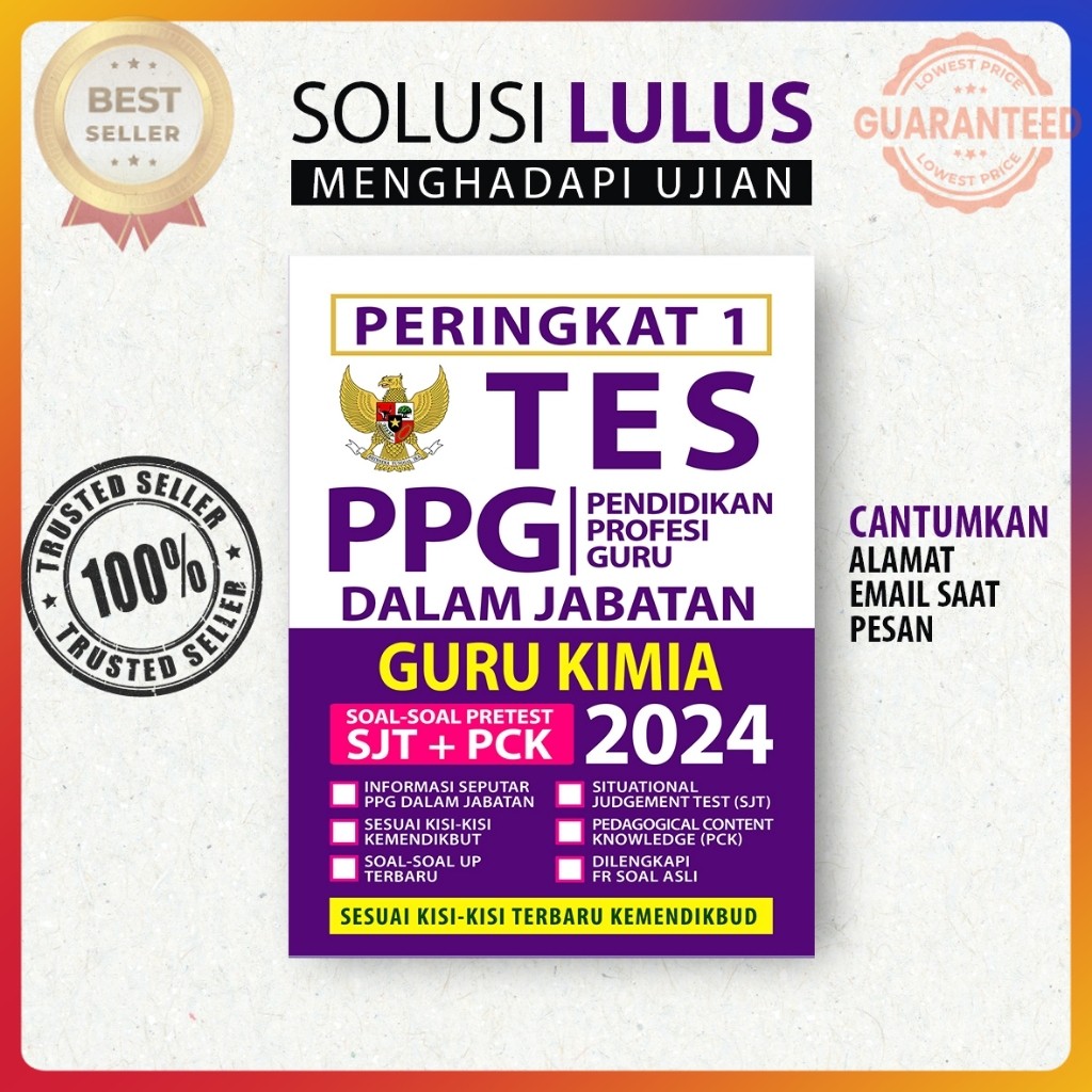 LULUS PPG GURU KIMIA DALAM JABATAN 2024