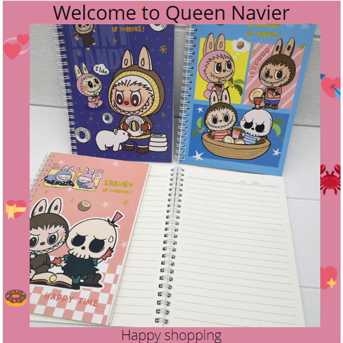 

QN - Buku diary labubu A5 lucu Buku agenda