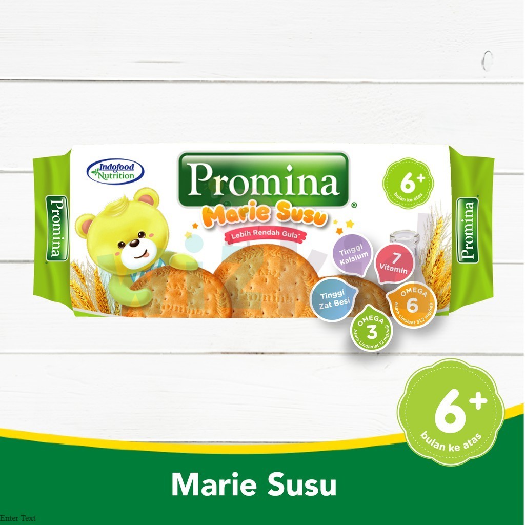 Promina Biskuit marie susu roll 150gr biskuit bayi marie susu