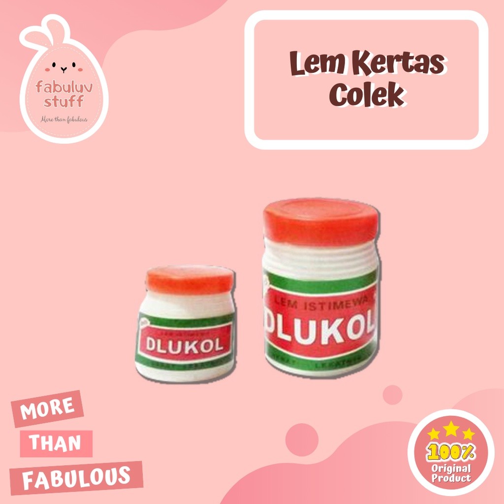 

ATK ~ Lem Kertas Hkol / glue paper Glukol / Lem kertas botol Gluekol