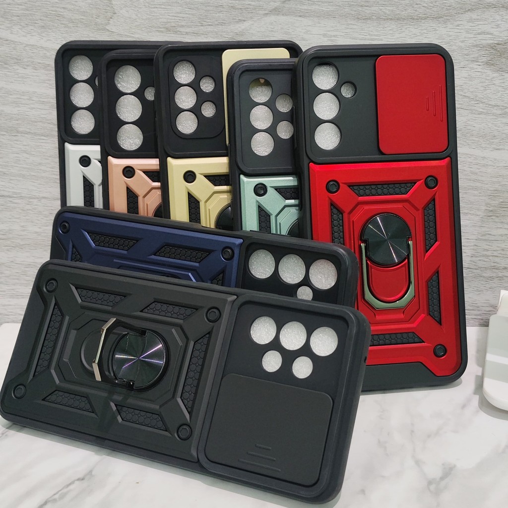 Case Robot Standing Infinix Hot 10s 10 Play 11 11 Play Note 11s 11 Nfc 11 Pro Smart 5 6 dengan Slidi