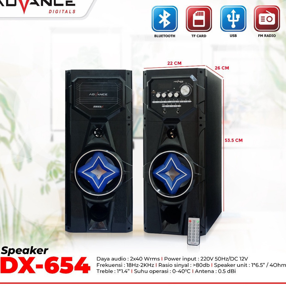 SPEAKER BLUETOOTH  MULTIMEDIA ADVANCE  DX-654