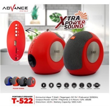 Speaker bluetooth advance T522/Speaker Radio advance