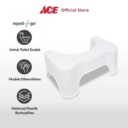 Squat N Go Bangku Pijak Toilet - Putih