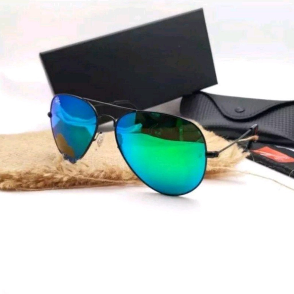 RAY BAN AVIATOR TERLARIS  KACAMATA FASHION AVIATOR PRIA WANITA LENSA ASLI KACA POLARIZED FULLSET ORI