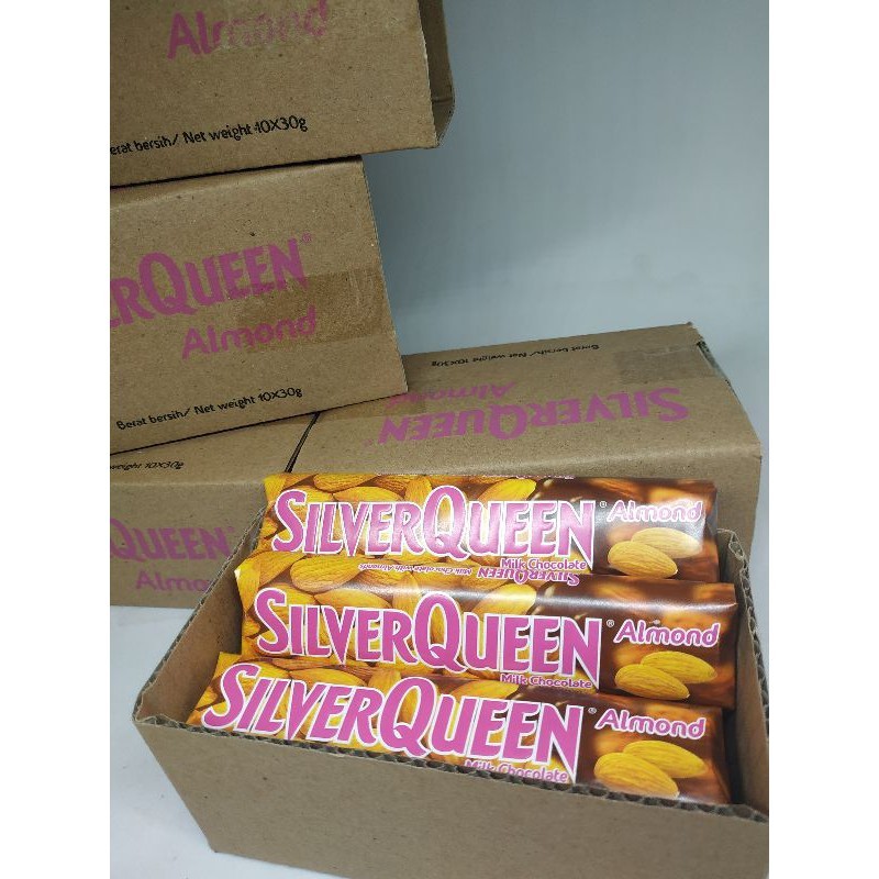 

10 Pcs Silverquen 25 gr kecil / 1 Box Silverqueen 25 gr / Coklat / Coklat Silverqueen