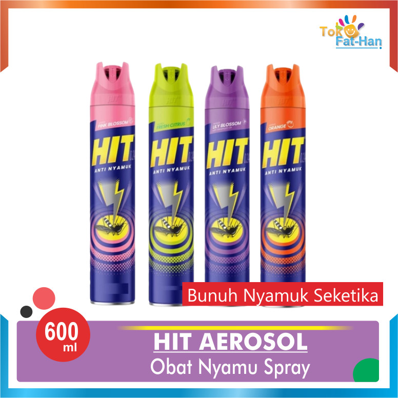 HIT AEROSOL OBAT NYAMUK SPRAY  ALL VARIAN 600ML MURAH - HIT SPRAY / SEMPROT
