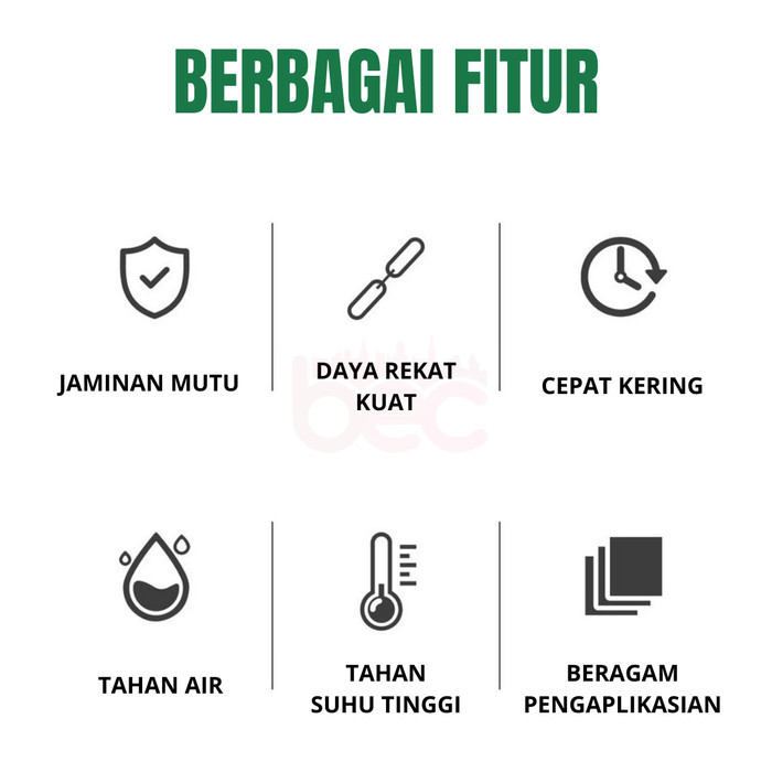 

[BEC] Lem Pengganti Paku Tembok No More Nail SuperKuat Original Tertell Nail Free Glue Perekat Dinding Super Kuat 20 Gram - Merek Tertell