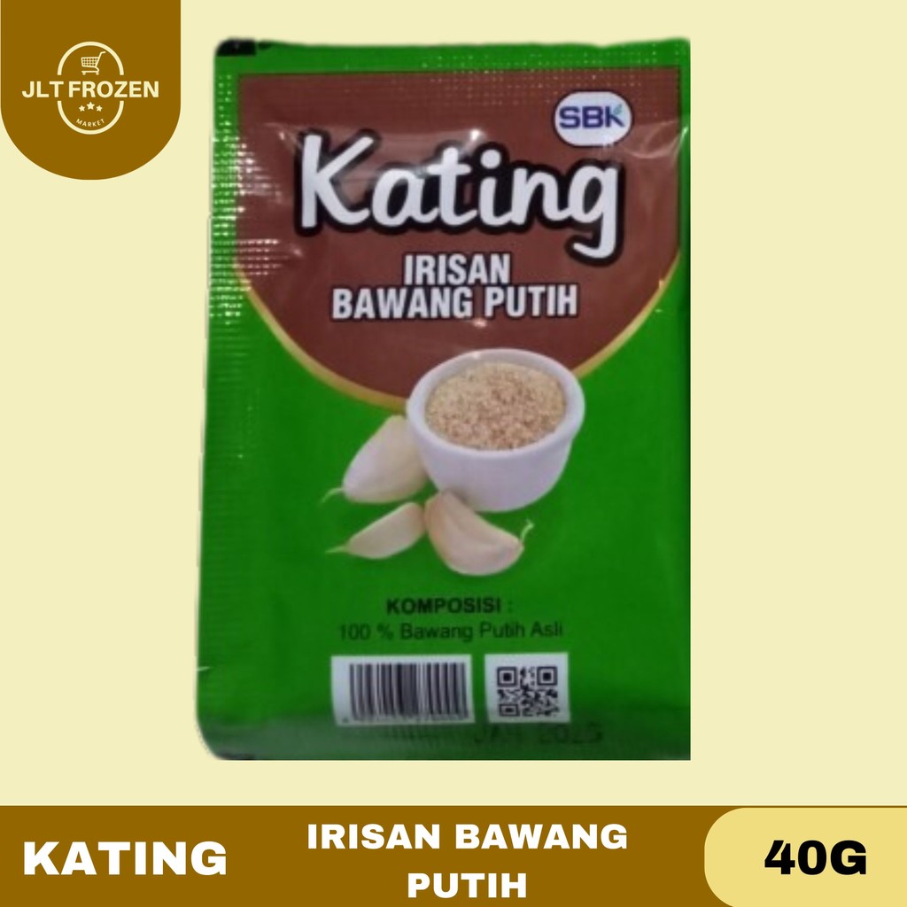 

Kating Irisan Kecil Kasar Bawang Putih / 100 % Bawang Putih Asli 40g 1 PCS