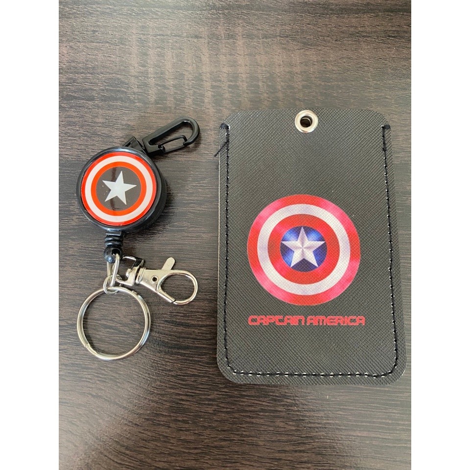 

Gantungan Kunci Name Tag Karakter Lucu Captain Amerika