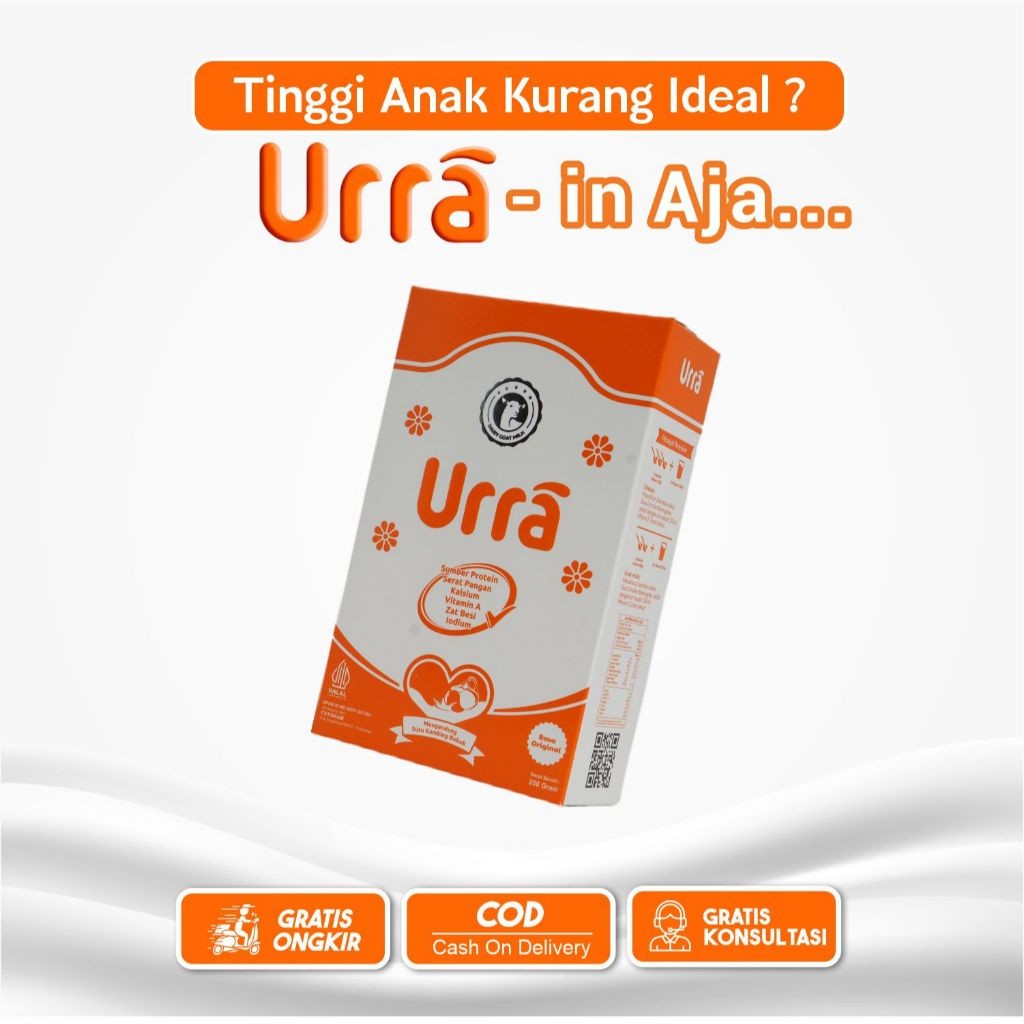 

PAKET 1 BOX YA KAK Urra Susu Kambing Original Peninggi Badan Anak Usia 1 - 12 Tahun Bpom