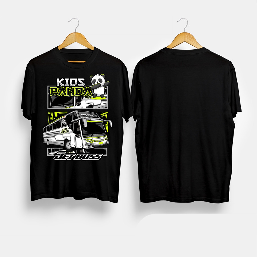 Kaos Baju Anak Kids Panda Busmania Kaos Bus
