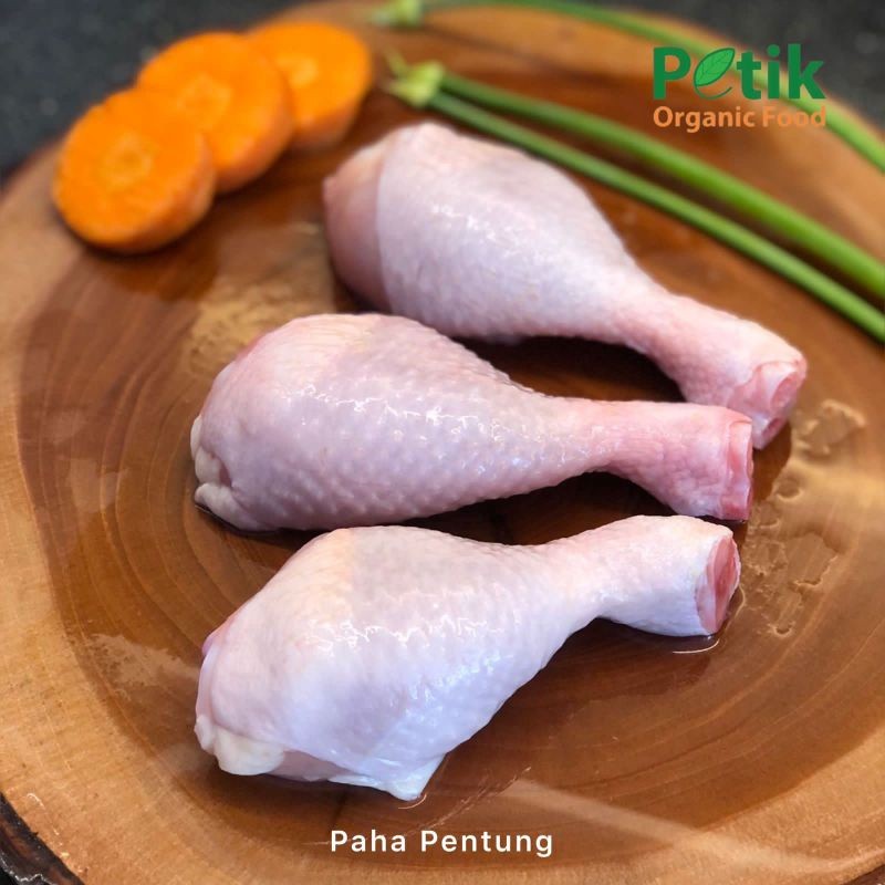 

AYAM ORGANIK PAHA PENTUNG - PAHA BAWAH - CHICKEN DRUMSTICK PETIK ORGANIK