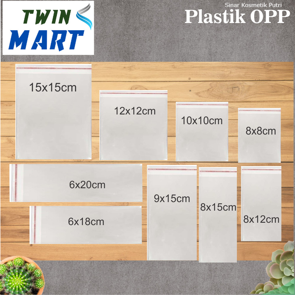 [Ukuran Besar] Plastik OPP / Plastik Opp Bening / Plastik Kaca