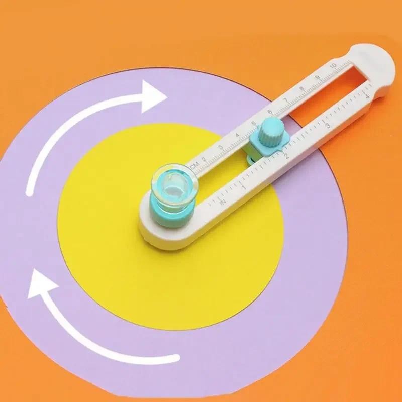 

2-32cm Circle Paper Cutter Plastic Multifunctional Craft Cutting Tools Paper Scrapbooking Cards Cutters For Home Study Offices