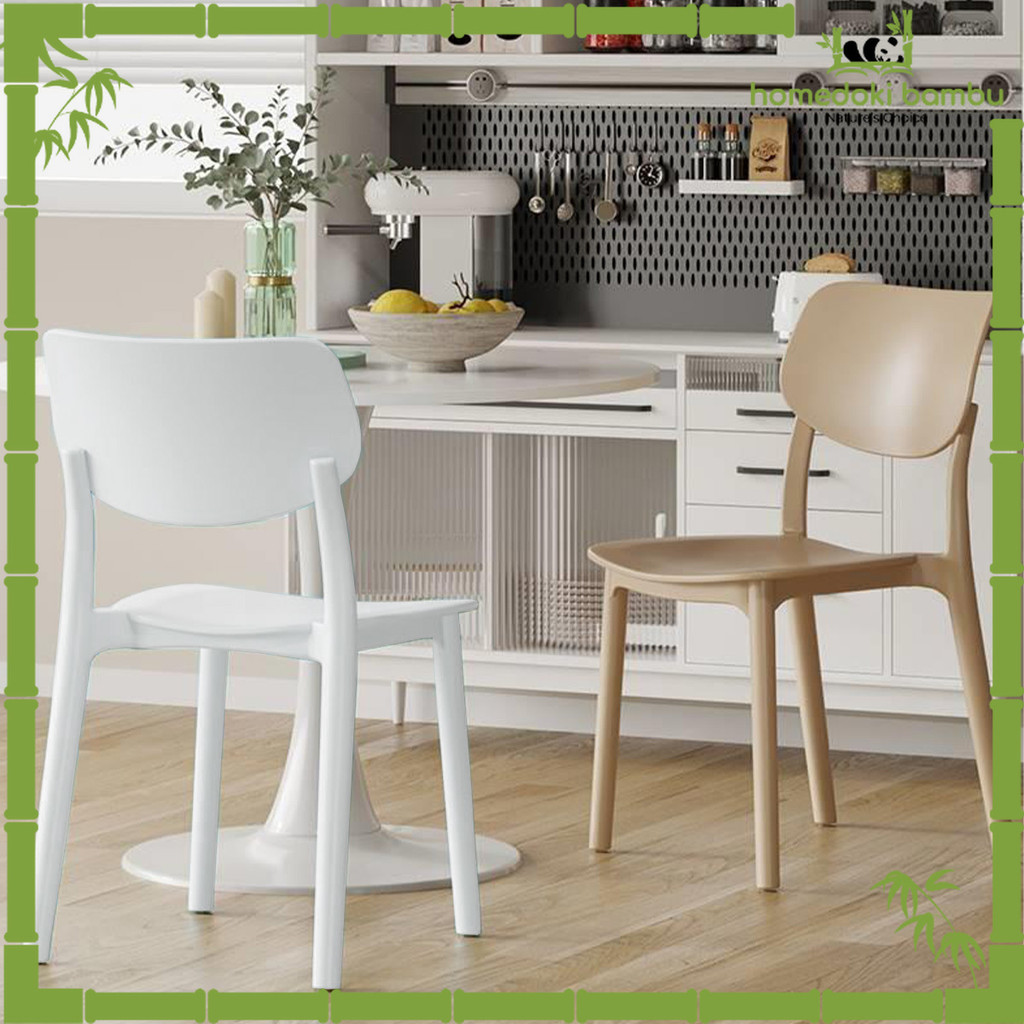 Homedoki Bambu - Kursi Plastik Teras Minimalis