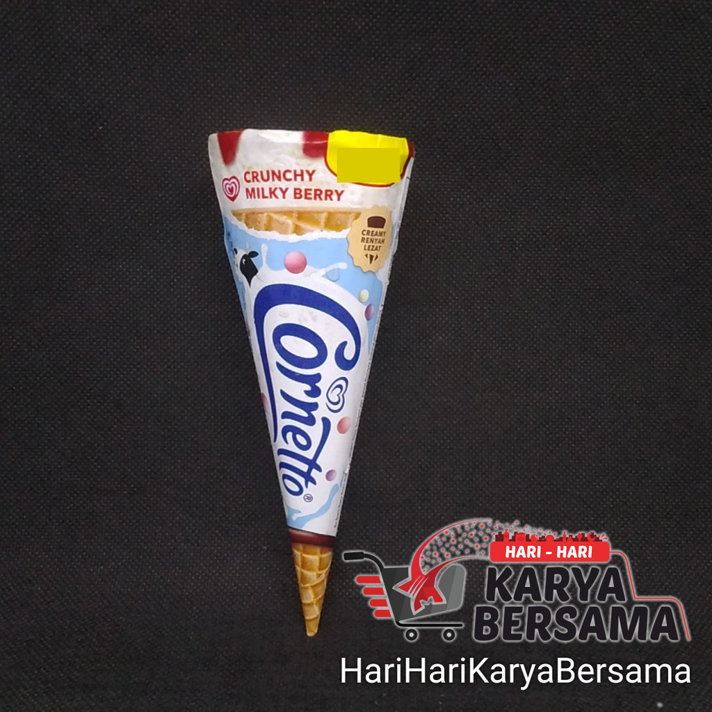 

WALL'S ICE CREAM CORNETTO CRUNCHY MILKY BERRY 80ML