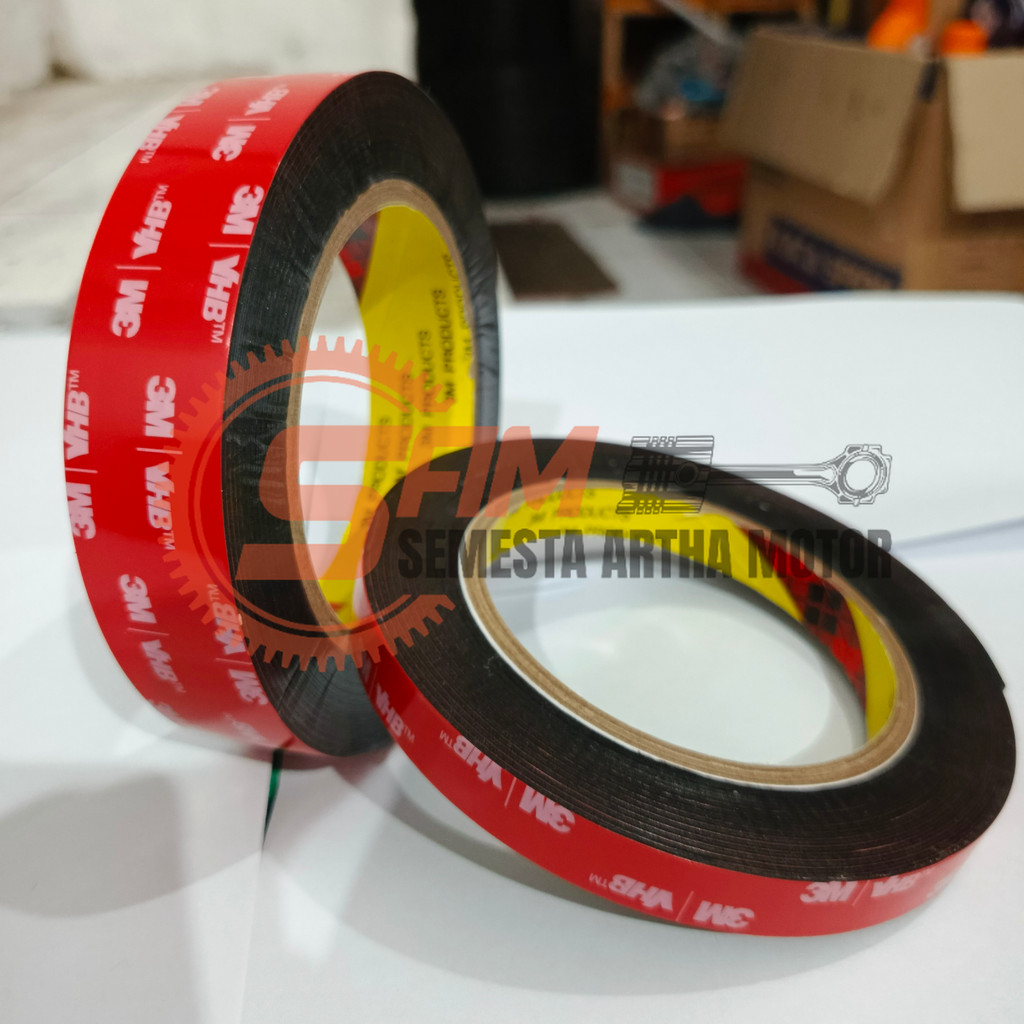 

3M VHB Double Tape size 12mm 24mm 450cm Lem Dobel Tip Perekat Kuat Multifungsi