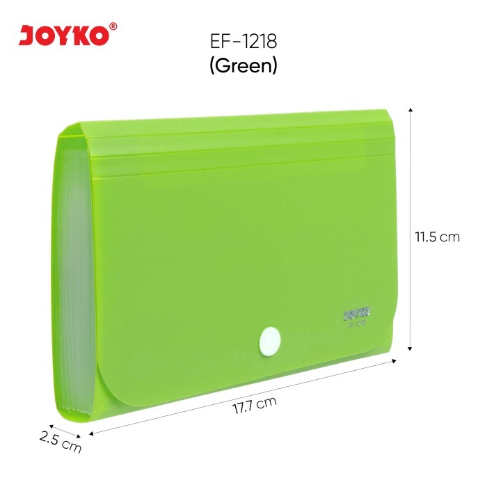 

⭐BISA COD⭐ Expanding File Map Harmonika Joyko EF1218 Giro 13 Pocket Green