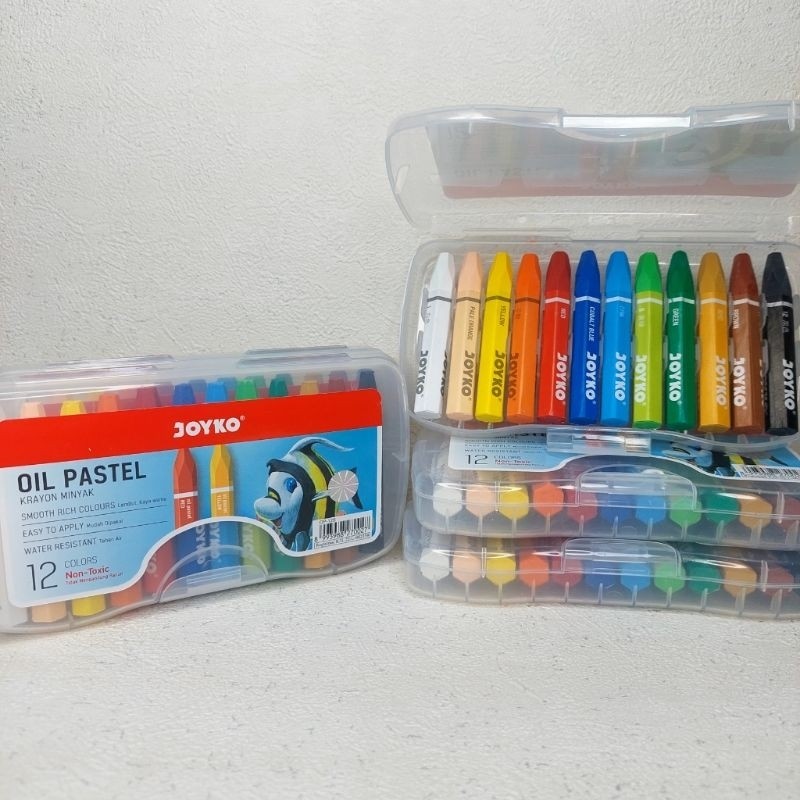 

krayon 12 warna oil pastel JOYKO OP-12S
