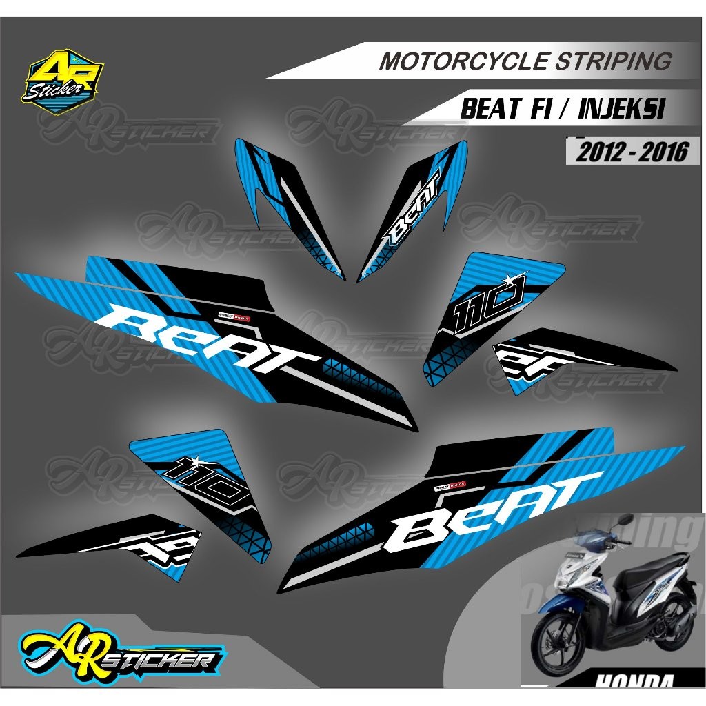 striping beat fi / stiker beat fi / striping beat fi 2014 / decal beat fi / striping beat fi 2013 / 