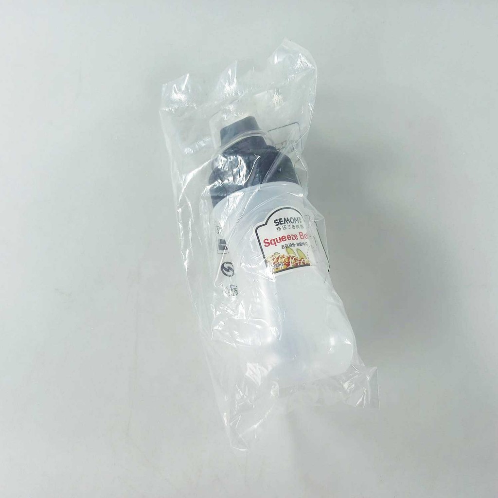 

KANSHPKANSHP SEMON Botol Saus Kecap Squeeze Ketchup Bottle 5 Hole 280ml - ST5