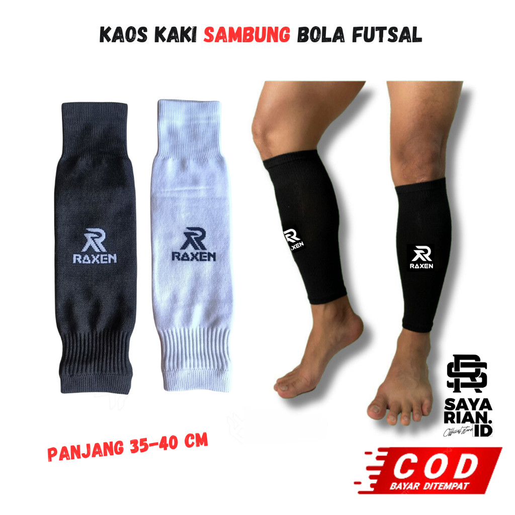 Sayarian - Kaus Kaki Sambung Bola Futsal Dewasa / Sambungan Kaos Kaki Olahraga Manset Kaki