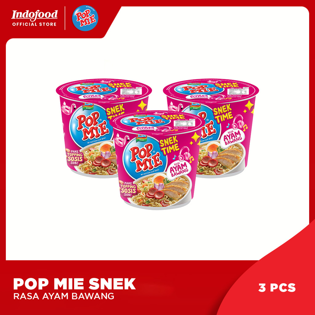 

3 Pcs - Pop Mie Snek Ayam Bawang