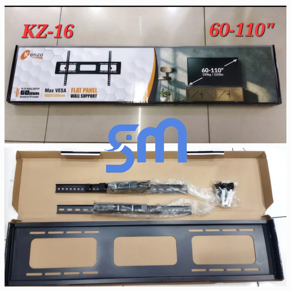 Bracket tv LED LCD Kenzo KZ-16 60-110 inch KZ16
