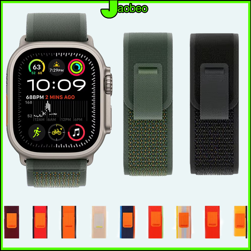 Trail Loop Nylon for Iwatch Ultra 3 2 49mm Series 11 10 9 8 7 6 5 4 SE 3 2 1 46 Mm 42mm 49mm 45mm 38