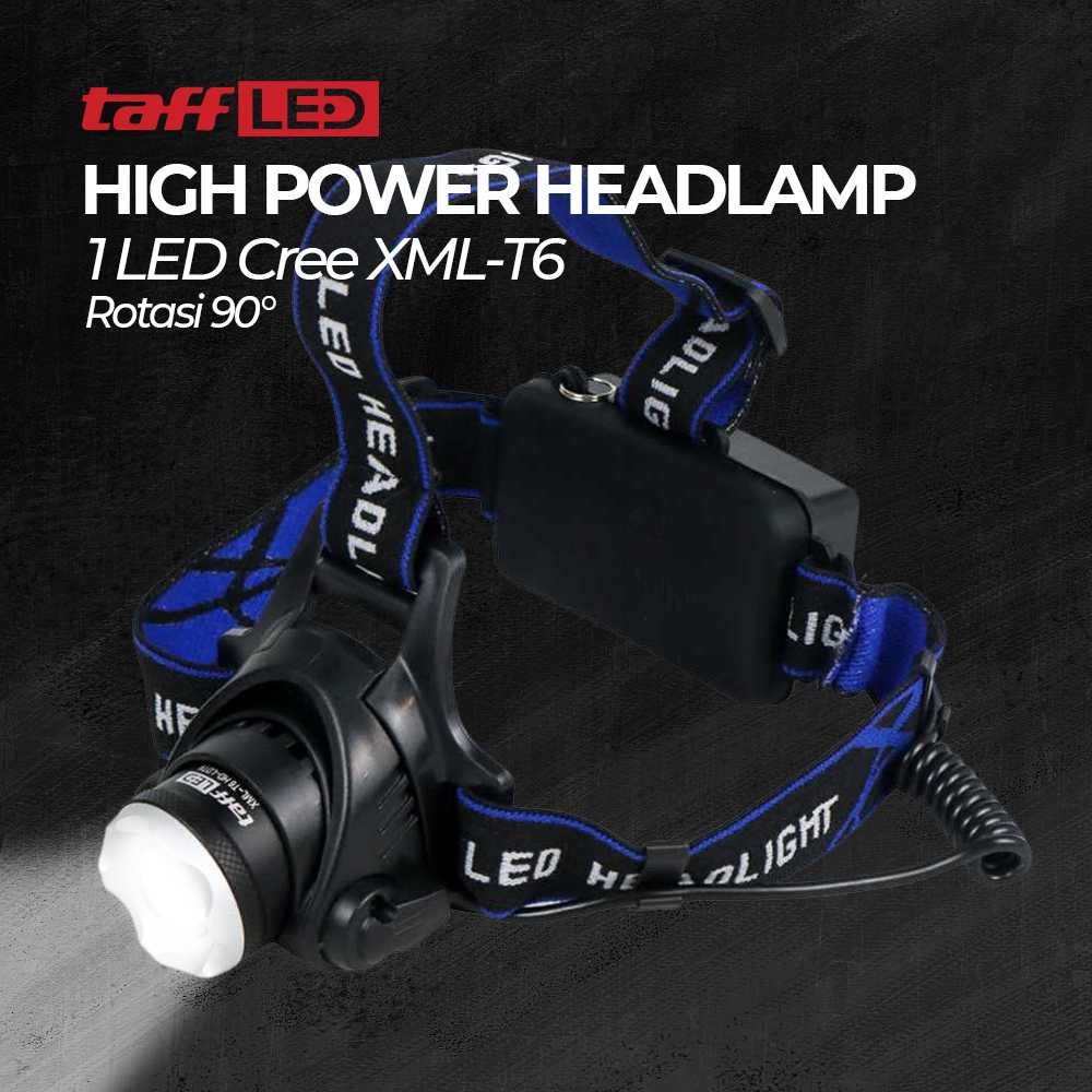 High Power Headlamp 1 LED Cree XML