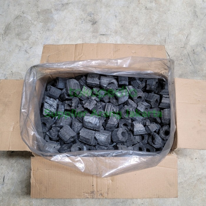 Arang Briket Sawdust Super (9Kg), 100% sawdust