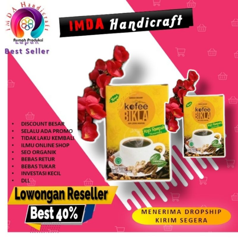 

IMDA HANDICRAFT KOPI BIKLA REMPAH NUSANTARA BOX 20 PCS