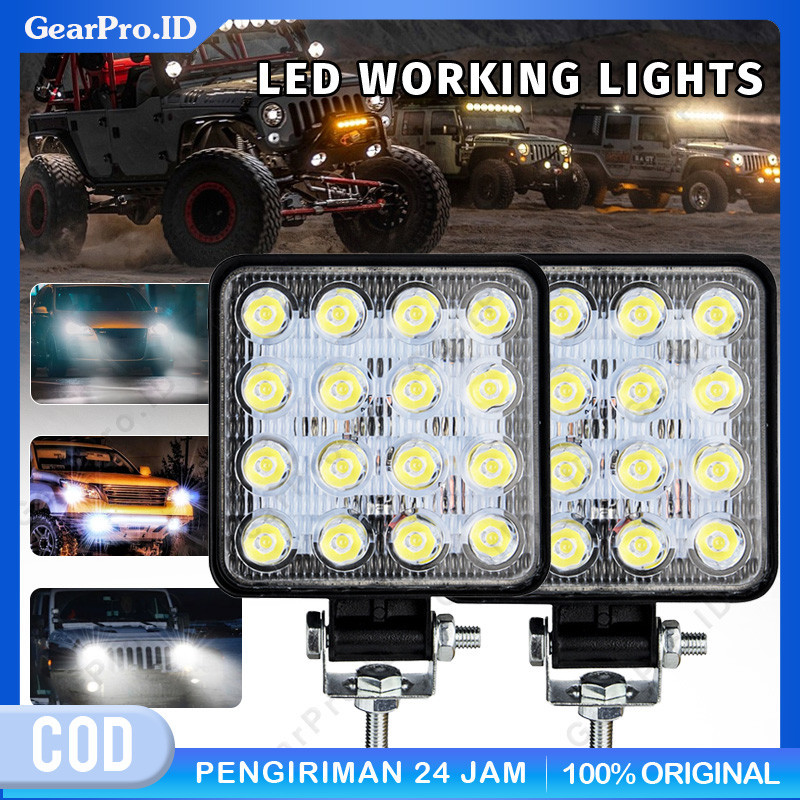 Lampu Sorot Mobil 12V dan 24V/Lampu Tembak LED untuk Mobil dan Truk/Lampu Sorot Offroad dan Jeep/Lam