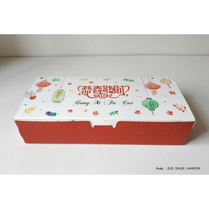 

❈besty_mart3❈-[Terlaris] (DUS IMLEK LAMPION) kotak kue imlek sincia kiong hi konyen uk 24x11,5