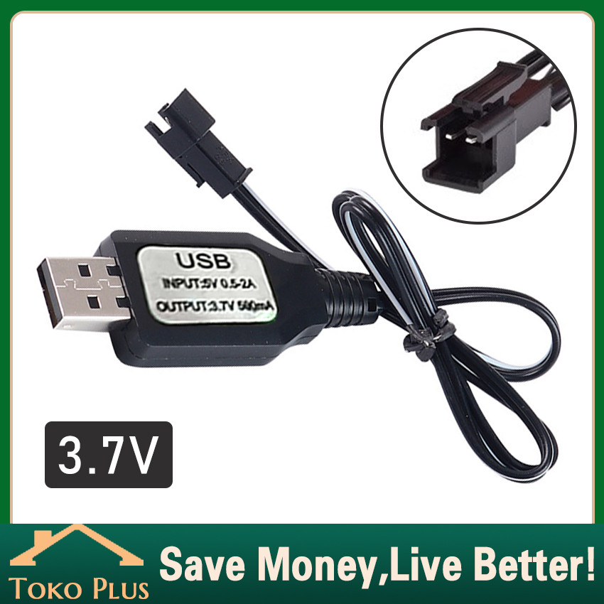 Kabel / Cable USB Untuk Cas Baterai RC Soket / Kabel Charger Baterai Lithium Mobil RC 3.7V Charger B