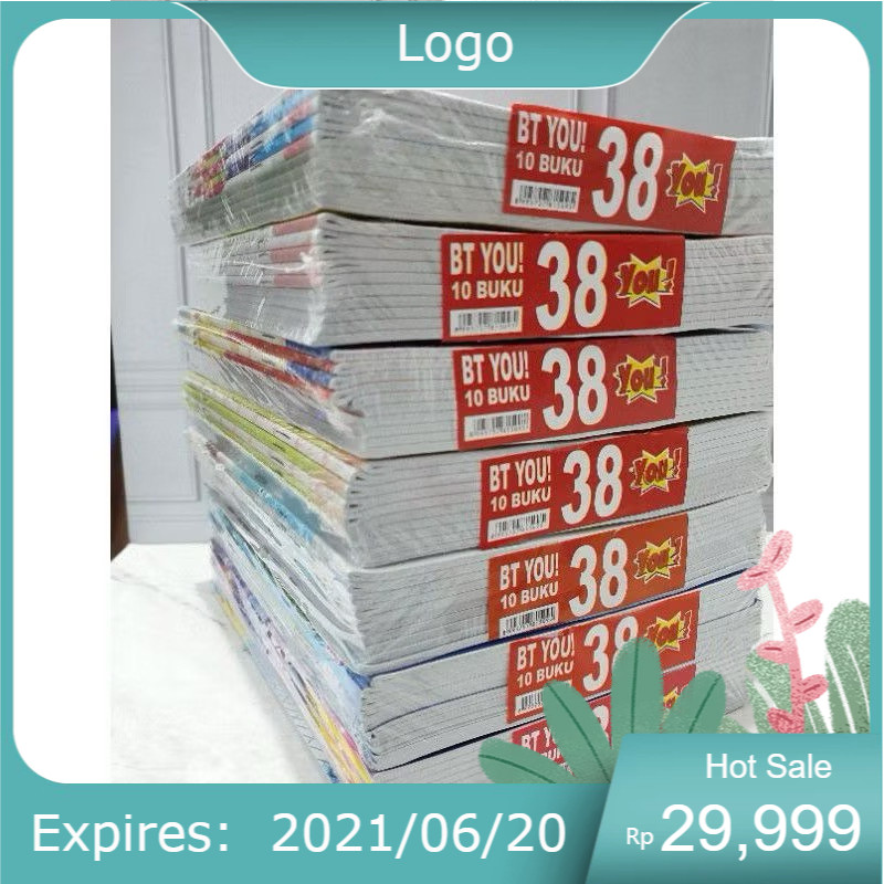 

promo Buku Tulis You Kiky 38 Halaman (10pcs) || Buku Tulis Murah YOU KIKY 38 HALAMAN 1 PACK isi 10 BUKU terlaris
