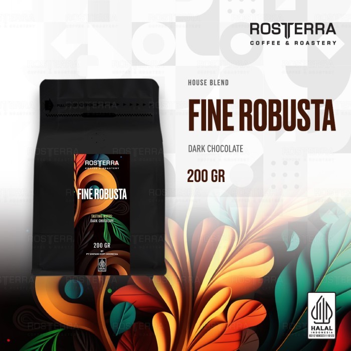 

Biji Kopi Bubuk Robusta Fine Coffee Beans Esspreso Kopi Susu Latte Capuccino 1kg - 200gr, Bubuk Kasar