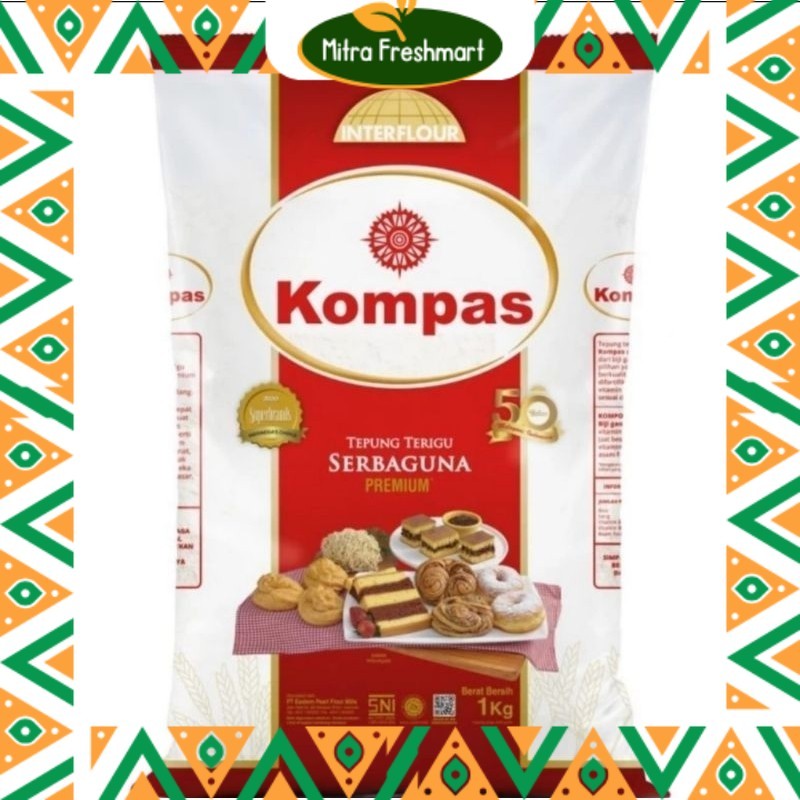 

Tepung Terigu Kompas 1 kg