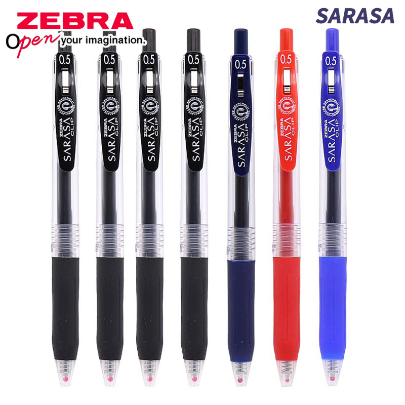 

Japan ZEBRA Gel Pens SARASA JJ15 Press 0.5mm Quick Drying Red Blue Black High-capacity Kawaii School Office Accessories