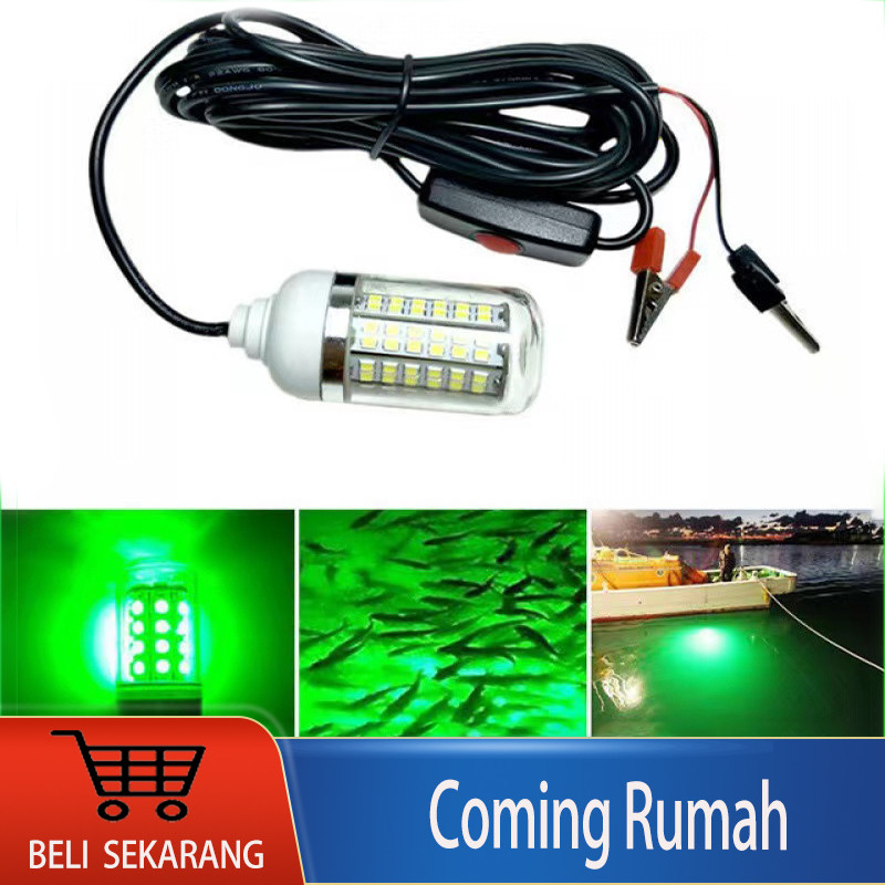 Lampu bawah air Persediaan Menarik Ikan Lampu LED Dalam Air Umpan Ikan Umpan Cahaya untuk Memancing 