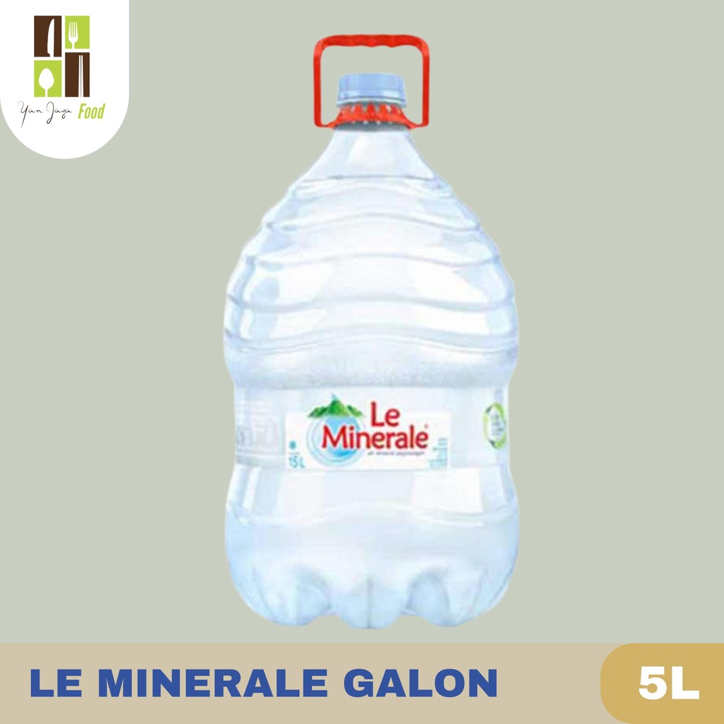 Le Minerale Galon / Air Mineral Galon / Air + Galon / Kemasan Galon  5 Liter