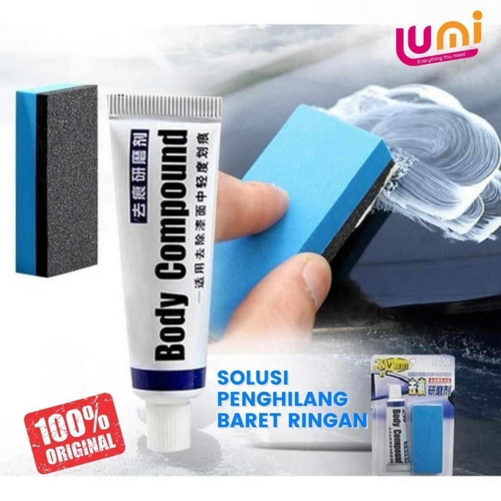 Penghilang Baret Dan Lecet Body Mobil Motor Kendaraan Coumpond Kompon Bodi Badan Instant Sparkling W